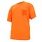 Ge Hi-Vis Short Sleeve T-Shirt, Birdseye Knit Polyester, Orange, M GS106OM - alternate 1